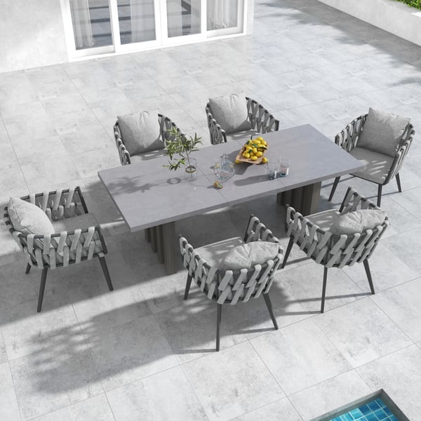 Bianca 7 Piece Outdoor Table Set