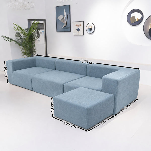 Luca Three Seater Modular Lounge