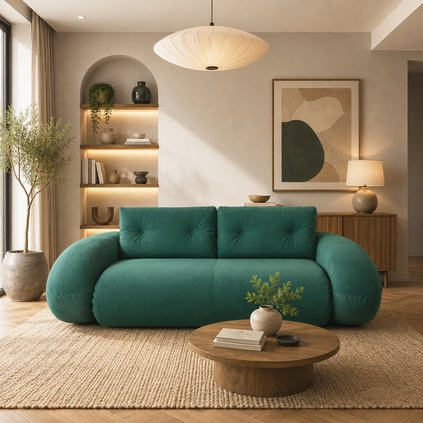 Miro Three Seater Convertible Futon Sofa Bed
