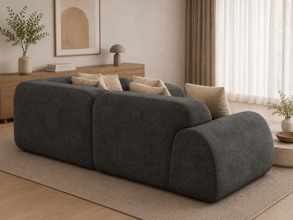 Beatrice Modular Cloud Sofa – Luxury Chenille Corner Lounge | Compressed Sofa Technology