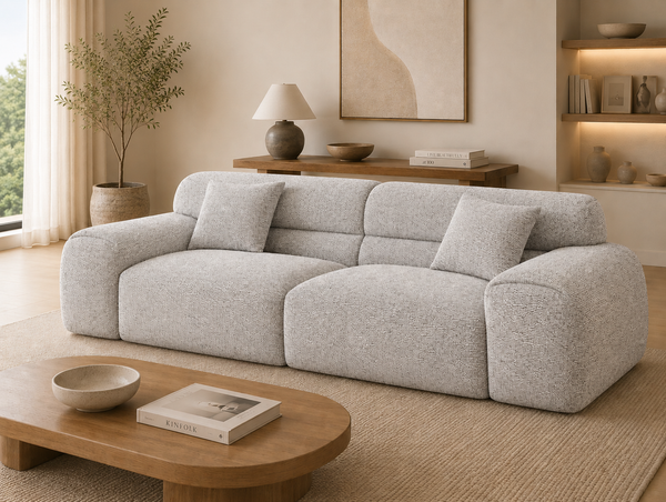 Alice Luxury 4-Seater Cloud Sofa – Premium Compression Chenille Lounge