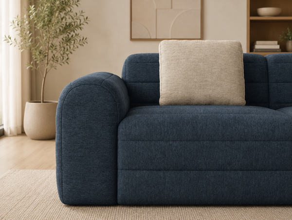 Viola Luxury Asymmetric Modular Cloud Sofa – Premium Chenille Compression Lounge