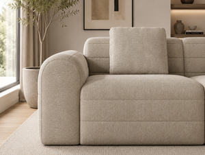 Viola Luxury Asymmetric Modular Cloud Sofa – Premium Chenille Compression Lounge