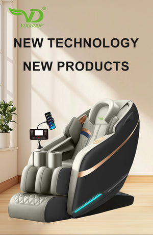 VD Ultra 8D Zero Gravity Full Body Massage Chair with Heat & Foot Rollers