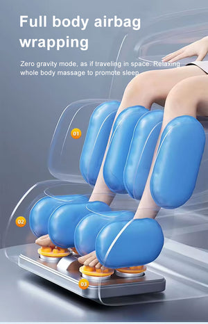 VD Ultra 8D Zero Gravity Full Body Massage Chair with Heat & Foot Rollers