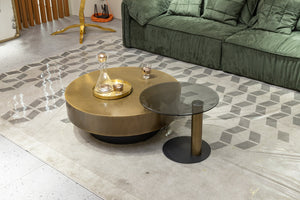 Ethiopian Coffee Table Set – Luxury Modern Center Table