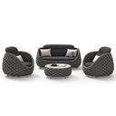 Alessia Woven Rope Outdoor Patio Set