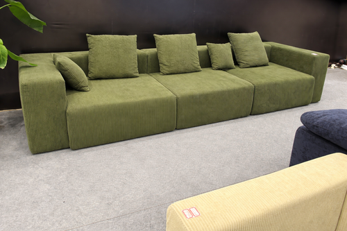 Luca Three Seater Modular Lounge - Sage Green