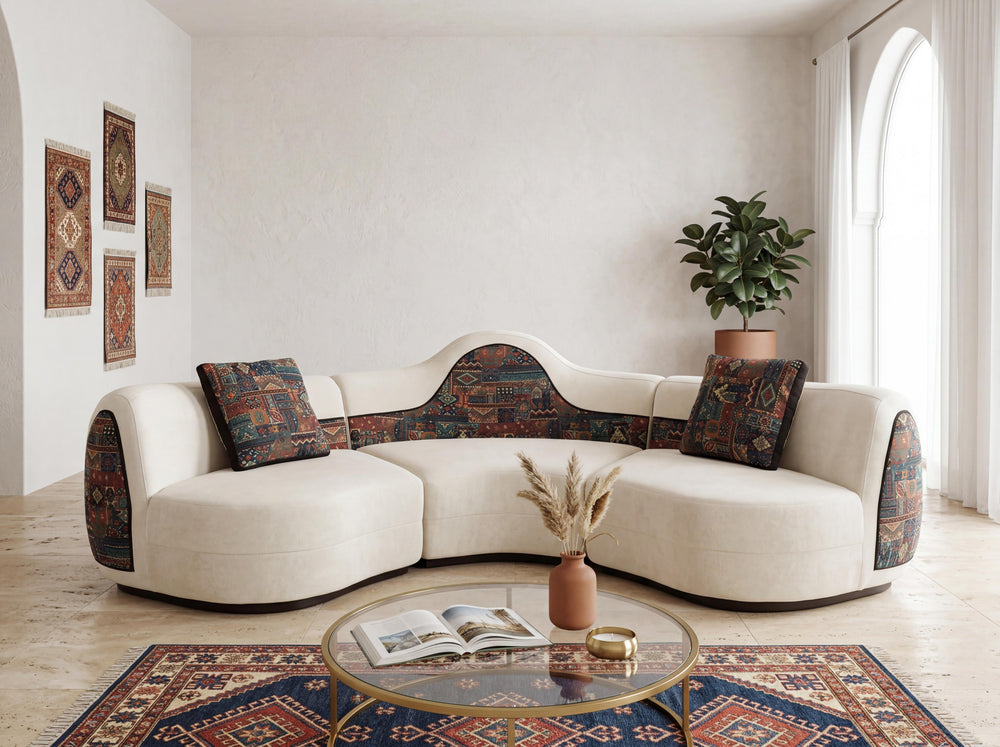 Persian Curved Modular Compression Sofa