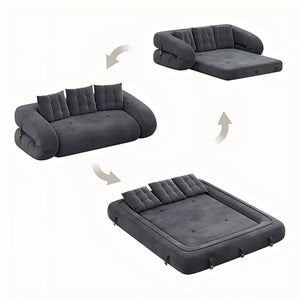 Miro Three Seater Convertible Futon Sofa Bed
