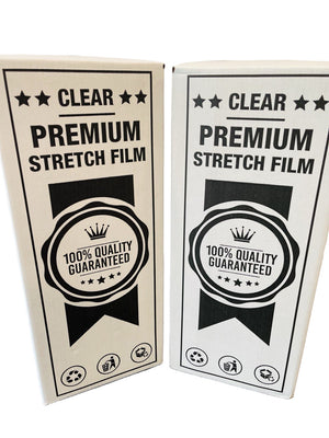 Free Delivery - 1 Pallet 200 Rolls Stretch Film Hand Pallet Removalist Shrink Wrap 500mm x 400M 25UM MIC - Clear