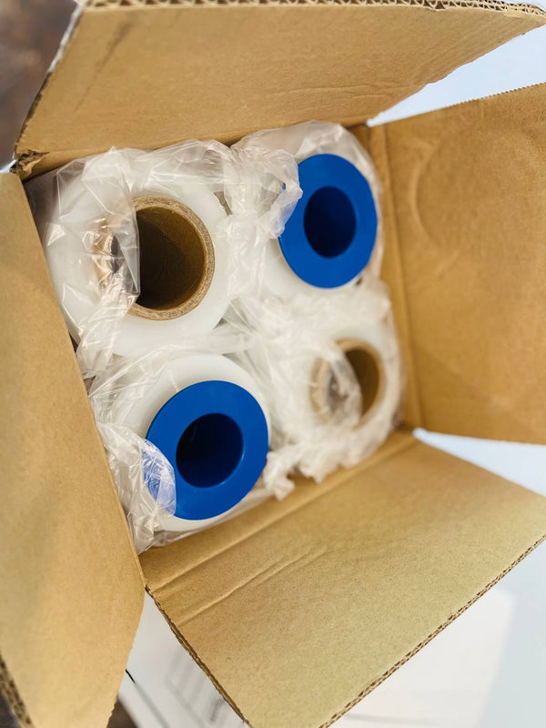 Free Delivery - 1 Pallet 200 Rolls Stretch Film Hand Pallet Removalist Shrink Wrap 500mm x 400M 25UM MIC - Clear